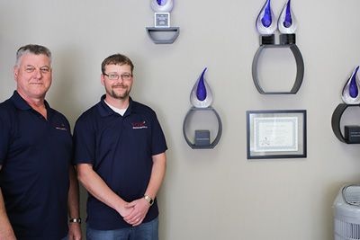 owners of tom's heating next to carrier awards
